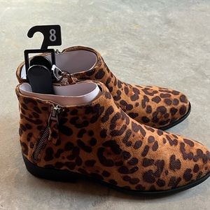 Cheetah booties
